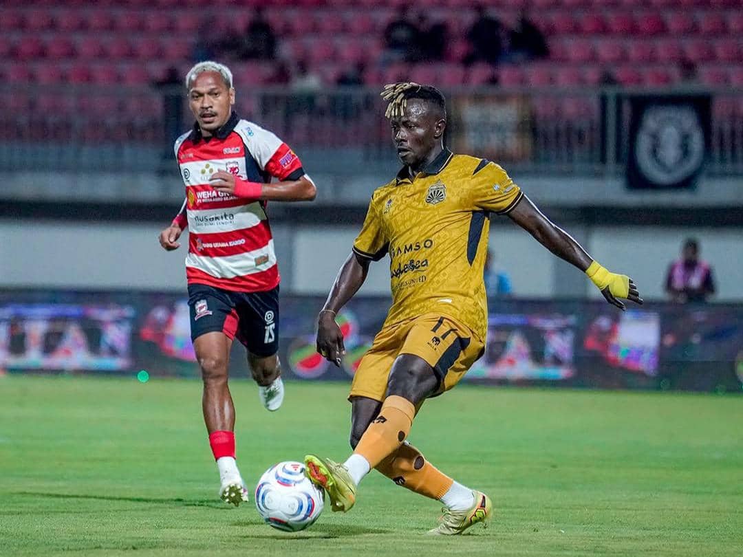 Potret skuad Bhayangkara Presisi Lampung FC melawan Madura United di Stadion Stadion Gelora Madura Ratu Pamelingan, Jumat (16/10/2026) malam