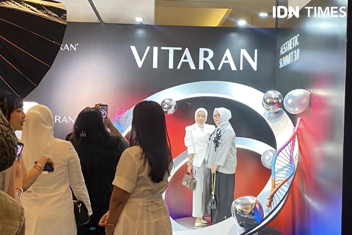 Suasana Vitaran Aesthetic Summit 3.0 yang membahas kecantikan dan perawatan kulit di Fairmont Hotel Senayan, Jakarta.