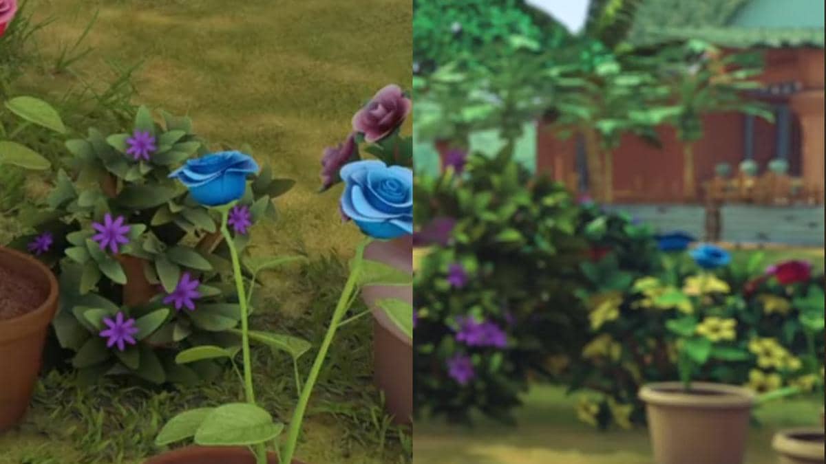 tanaman bunga Kak Ros dalam Upin & Ipin