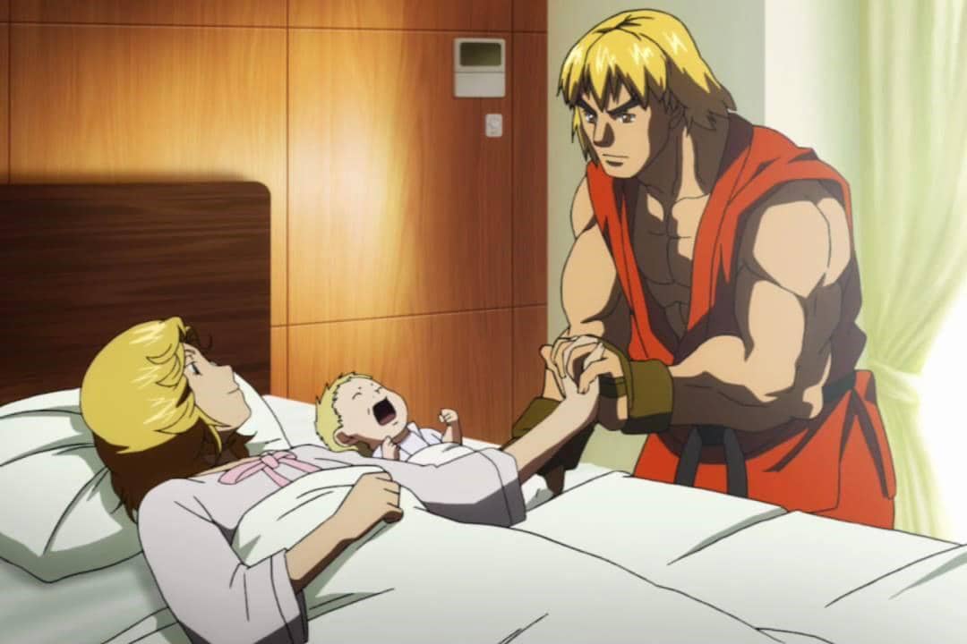 Ken Street Fighter bersama keluarga