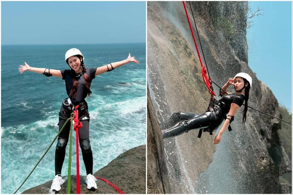 Happy Asmara Canyoneering di Pantai Umbul Waru, Kabupaten Blitar!