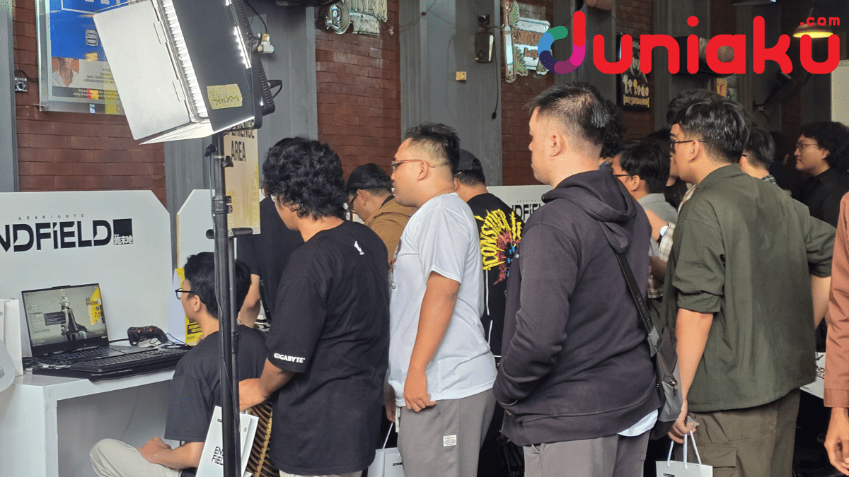 Suasana acara Arknights: Endfield - Field Party yang didokumentasikan oleh fotografer Fahrul Nurullah.