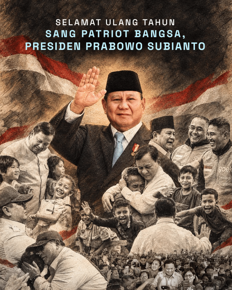 Ucapkan Ulang Tahun, Setkab Sebut Prabowo Sebagai Sang Patriot Bangsa