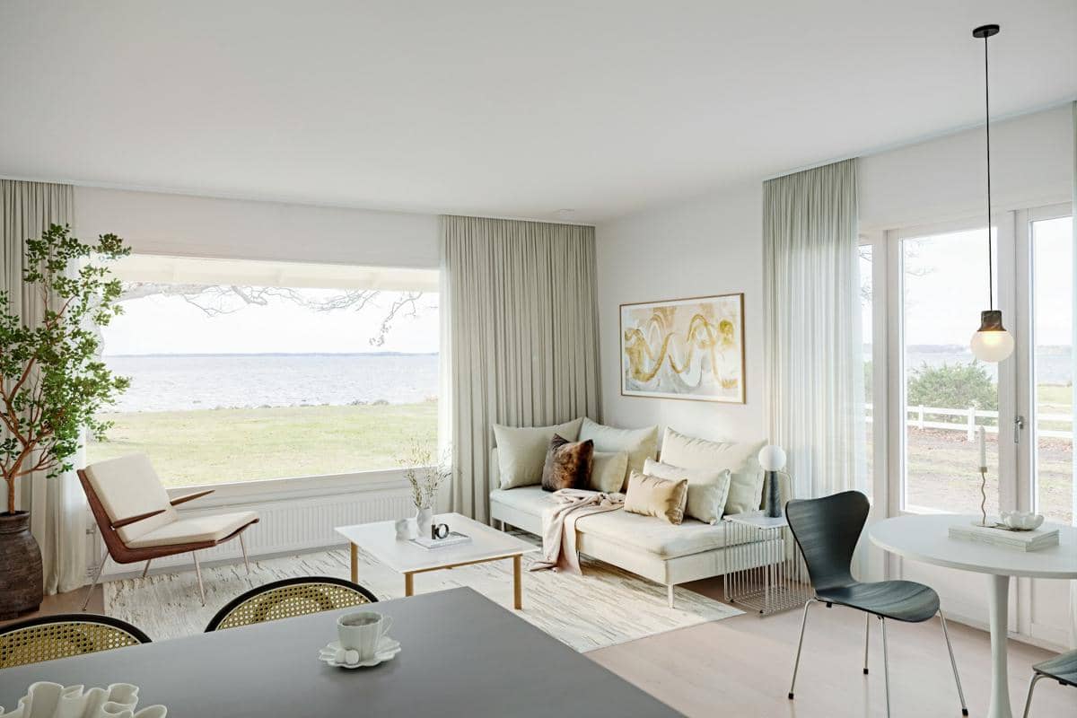 ilustrasi interior rumah modern