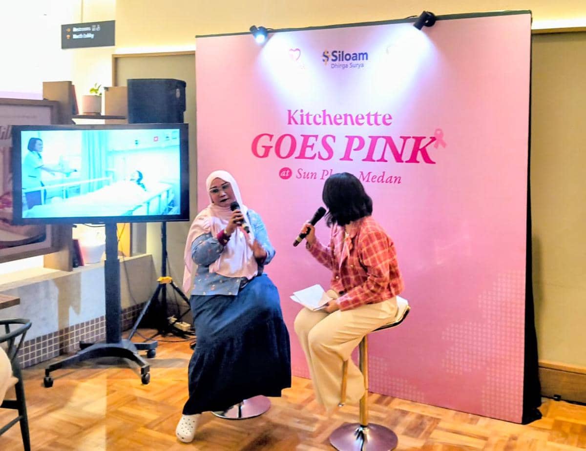 Kitchenette Goes Pink mendukung program 10 ribu pemeriksaan USG gratis untuk deteksi kanker payudara.