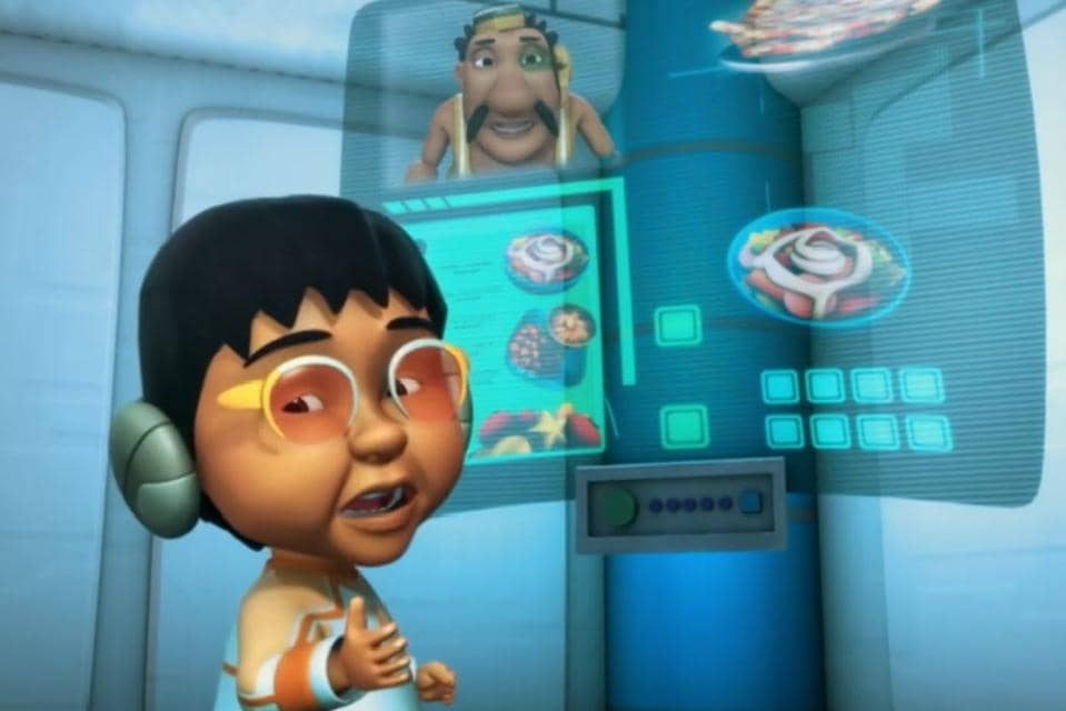 9 Teknologi Canggih di Upin & Ipin, Ada Alat Penghilang Kabut Asap!