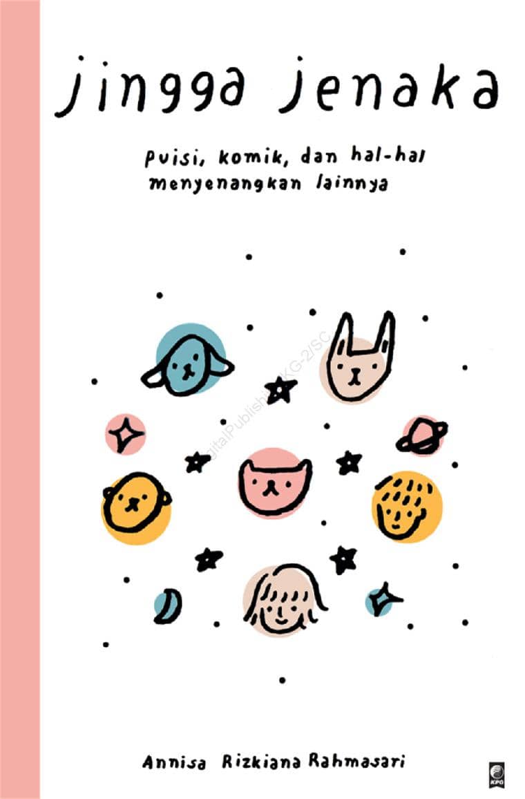 Cover buku Jingga Jenaka.