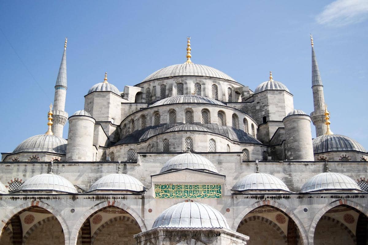 ilustrasi Kota Konstantinopel atau Istambul, Turki