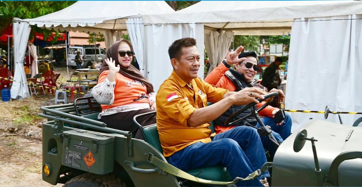 850 Pecinta Jeep Jelajahi Wisata Lampung Selatan, Ini Rutenya