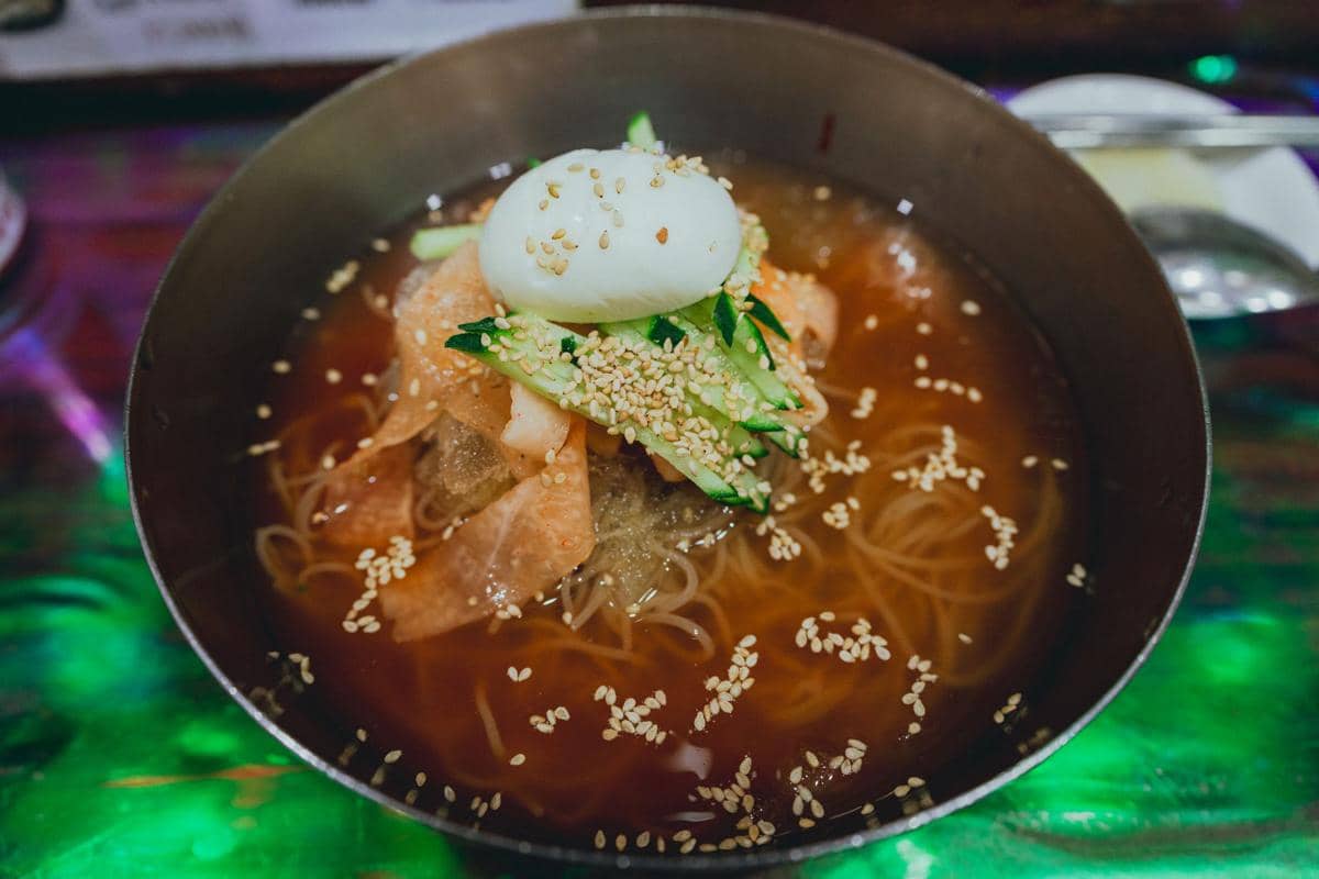 ilustrasi naengmyeon