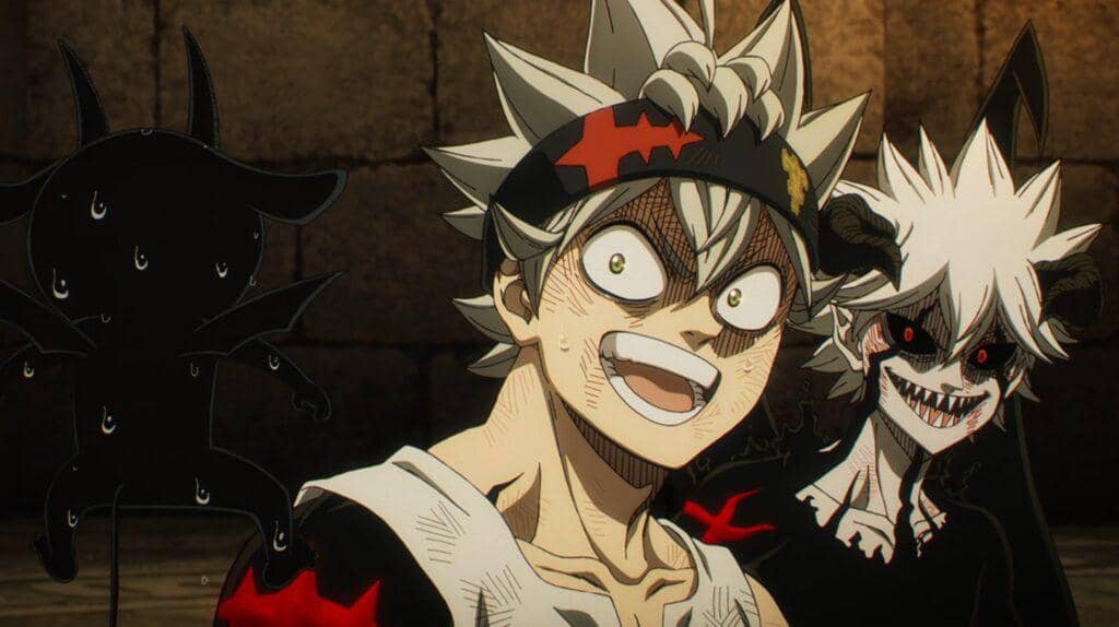 Ilustrasi resmi untuk anime Black Clover karya Studio Pierrot, menampilkan identitas visual serial animasi tersebut.