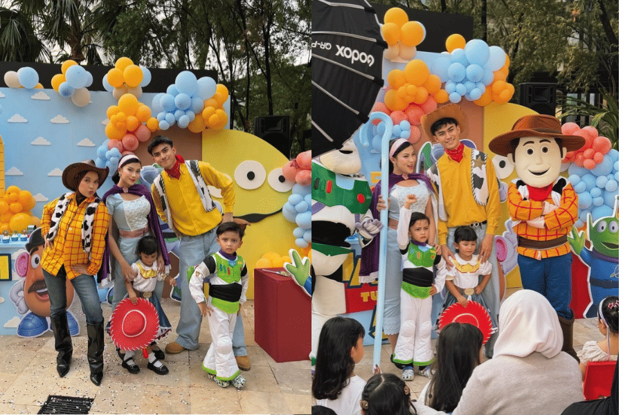 Dekorasi Ultah Hakim Anak Hanum Mega, Tema Toy Story yang Meriah!