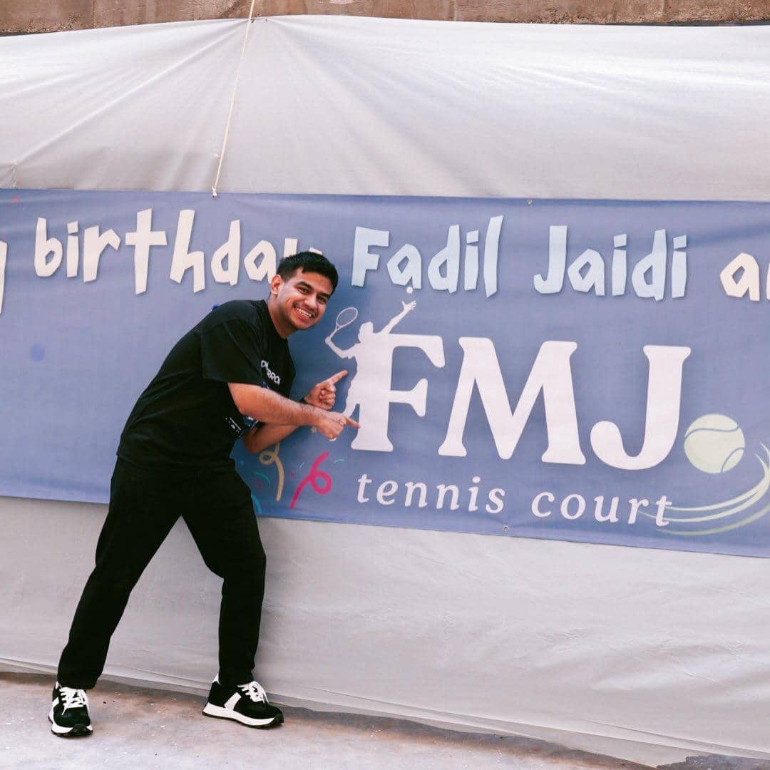 Fadil Jaidi dapat hadiah ultah ke-32 lapangan tenis