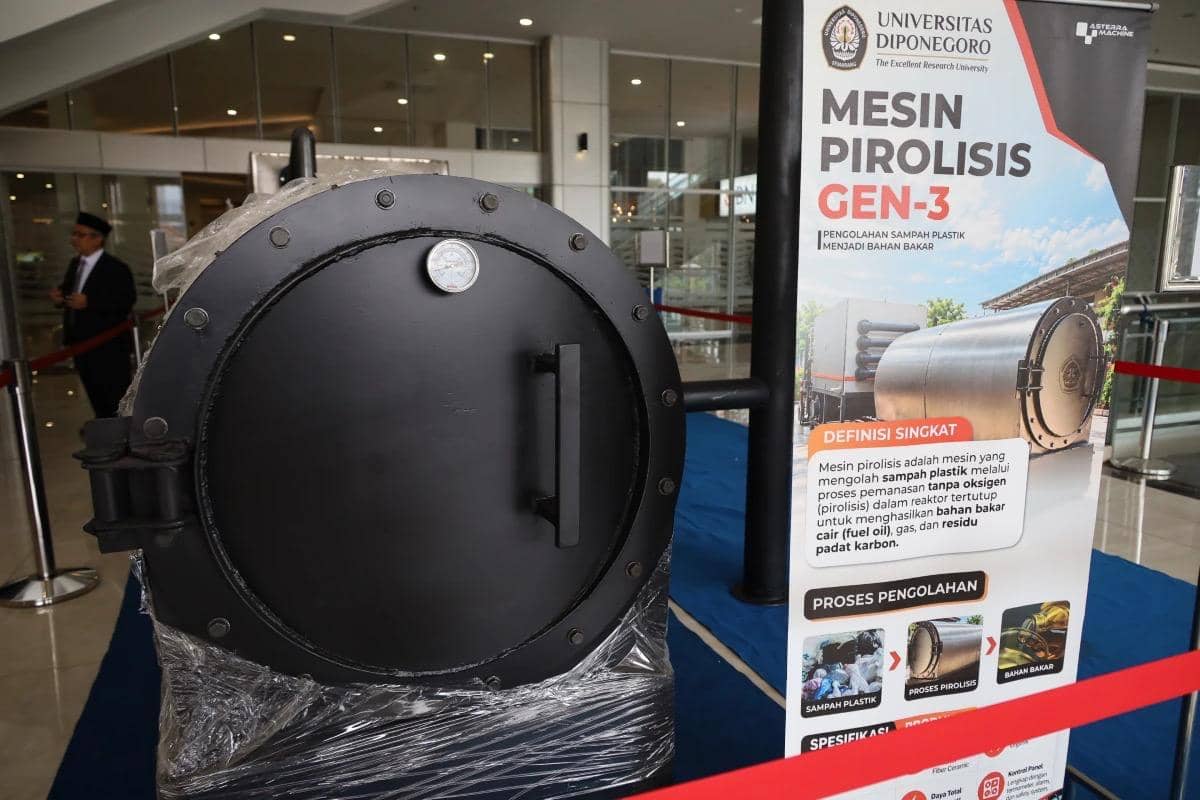 Mesin Pengolah Sampah Plastik 200 Kg Jadi BBM dari Undip Semarang, Ini Spesifikasinya