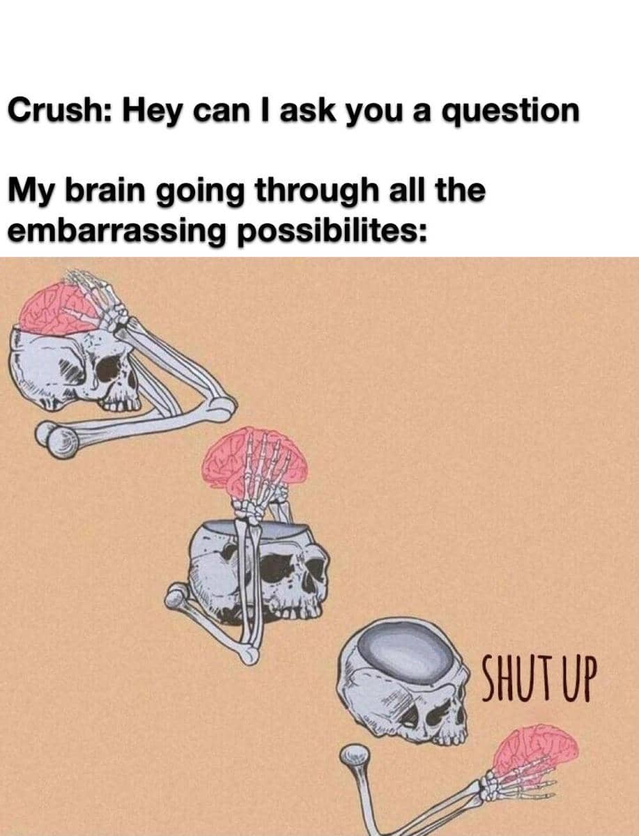 meme kartun tentang overthinking