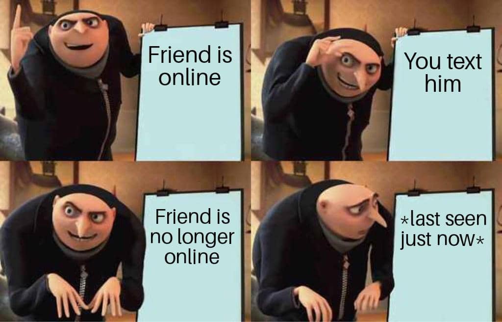 meme kartun tentang overthinking