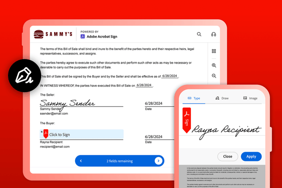 ilustrasi Adobe Acrobat Sign
