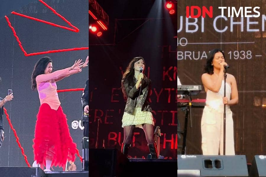 Gaya Artis Tampil di Synchronize Festival 2026, Girl Band Indo Comeback