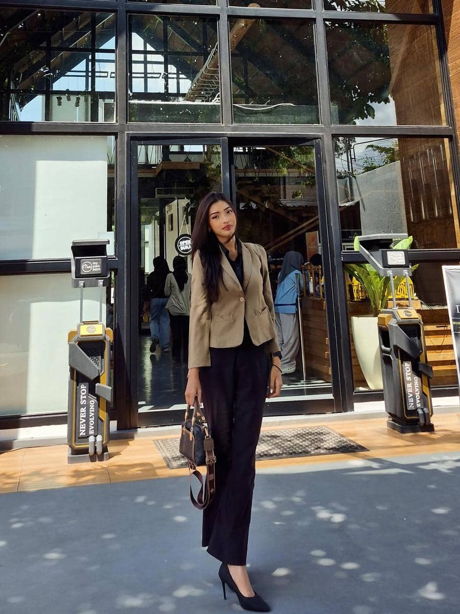 Inspirasi OOTD ala Alda Callista, Miss Indonesia 2026