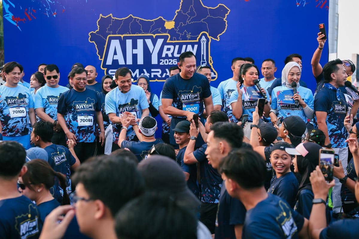 Alasan AHY Gelar Marathon AHY Run di Semarang dan Pulau Luar Jawa