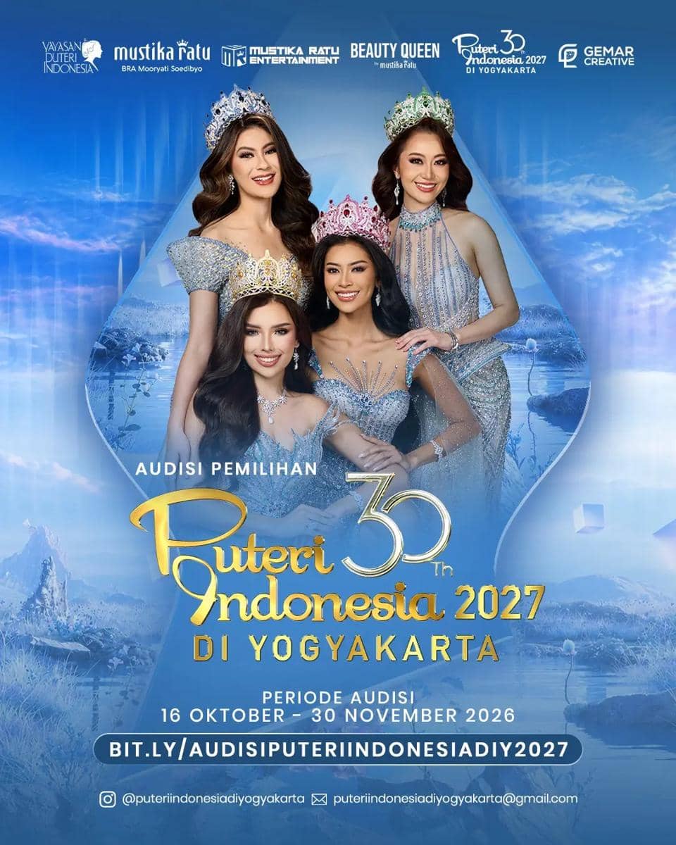 Poster Pendaftaran Puteri Indonesia DIY 2027 