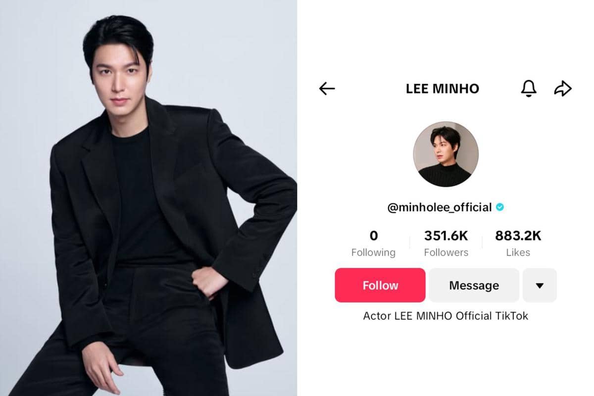 Lee min ho dan akun TikTok pribadinya