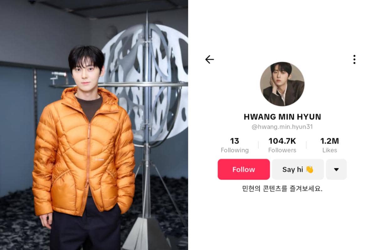 Hwang Minhyun dan akun TikTok pribadinya