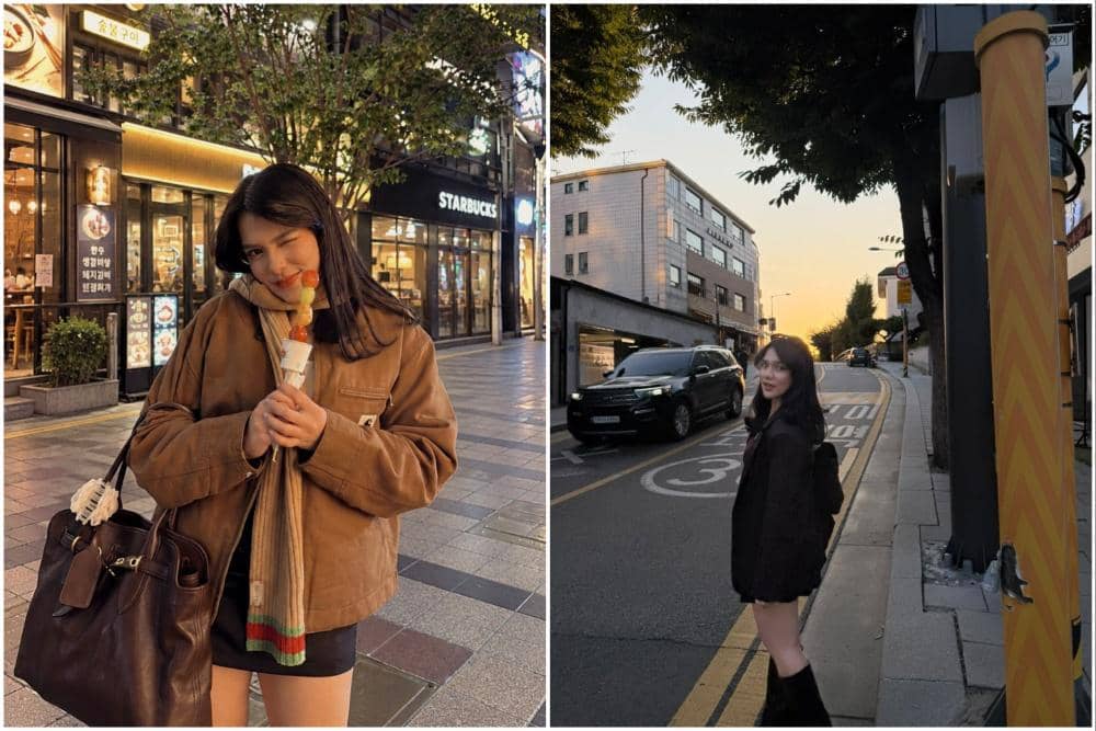 Davina Karamoy Liburan di Korea Selatan, Jalan-jalan dan Kulineran!