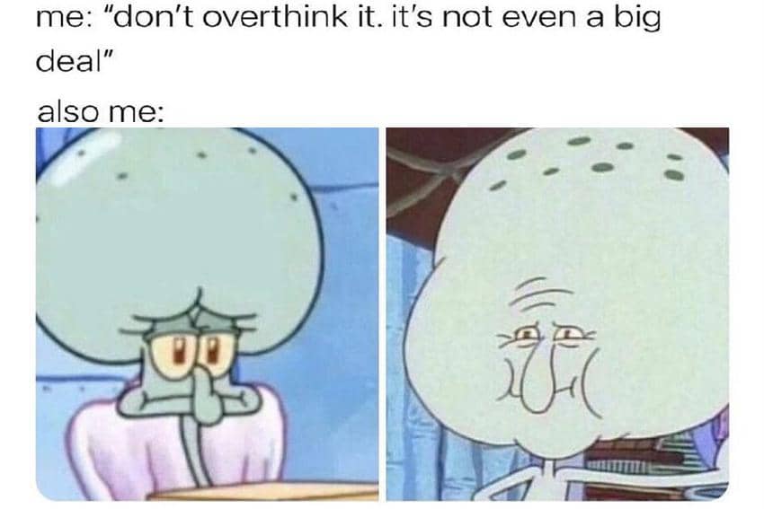 8 Meme Kartun tentang Overthinking, Bikin Hidup Gak Tenang