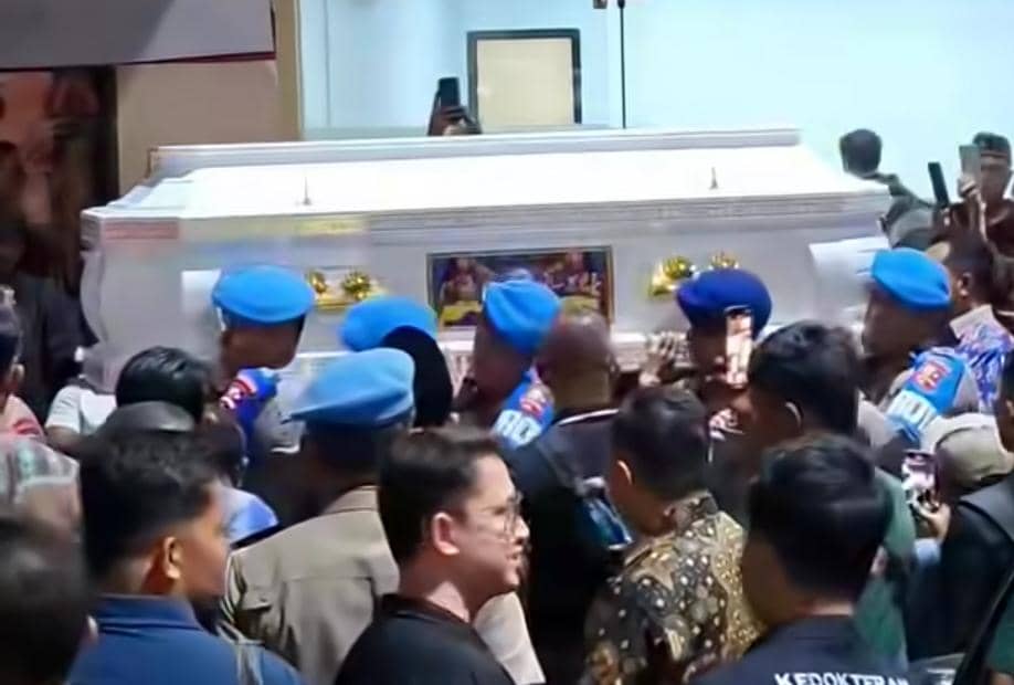 Potret Bharatu Laurentius Valdo Fernandez Lewai, atau Valdo, saat berada di Markas Polairud Baharkam Polri.