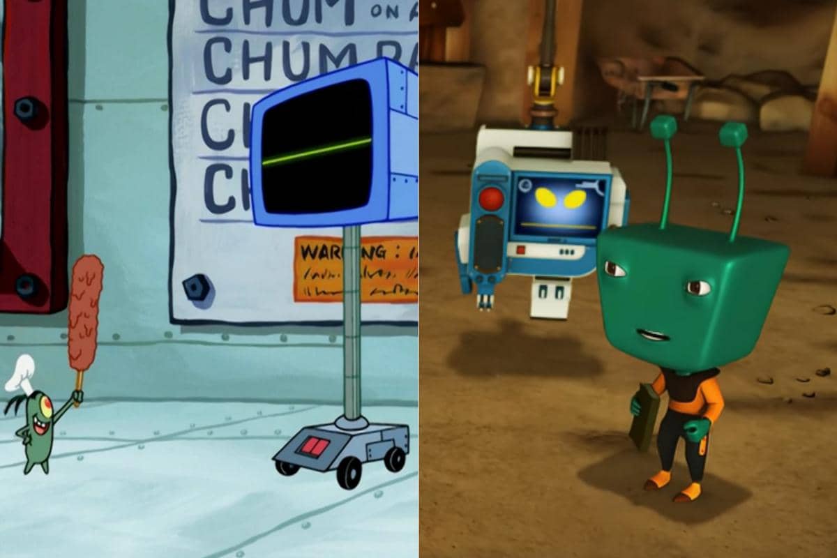 Plankton dan Adu Du punya partner komputer yang setia menjadi asisten mereka
