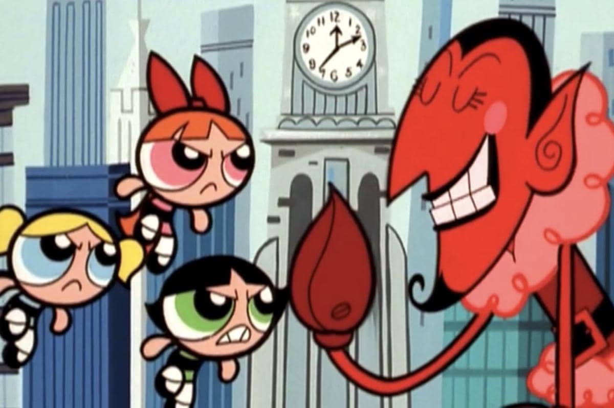 Him dan The Powerpuff Girls