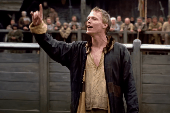 Paul Bettany dalam A Knight's Tale