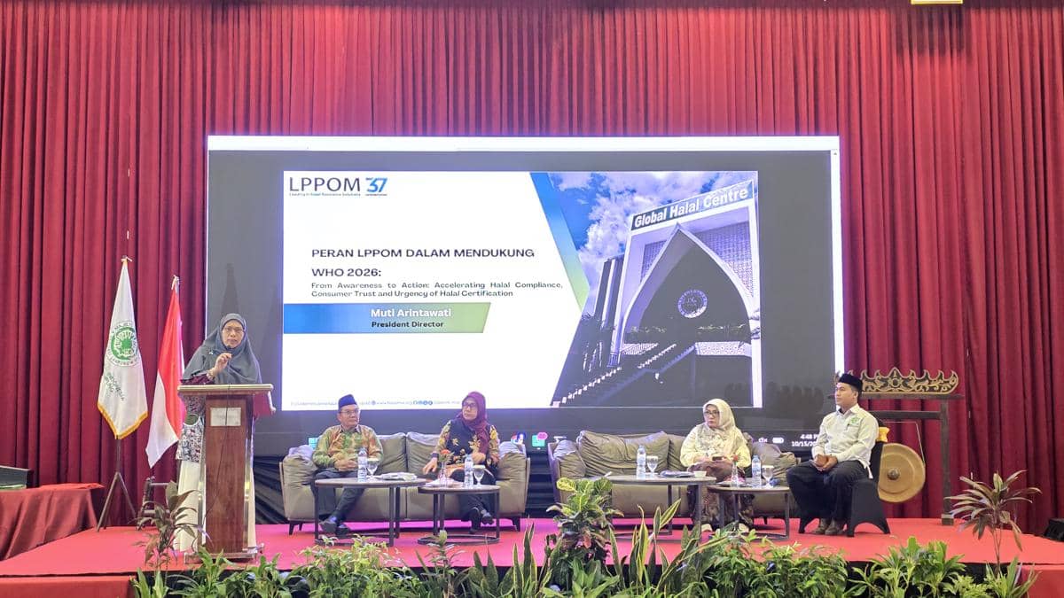 Implementasi Wajib Halal Oktober 2026 yang diselenggarakan Majelis Ulama Indonesia (MUI), Kamis (15/10/2026), di Bandar Lampung. (Dok. LPPOM).