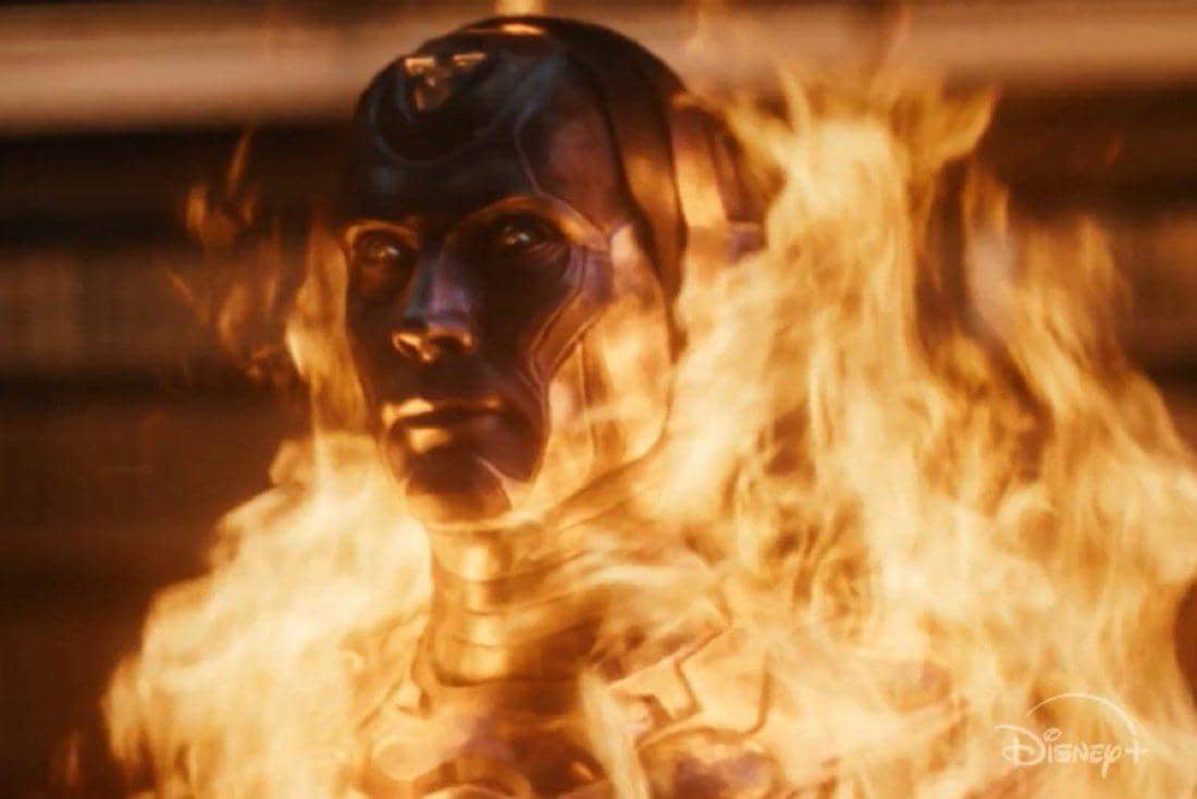 Human Torch, karakter pahlawan super Marvel, hadir dalam serial VisionQuest produksi Marvel Television.