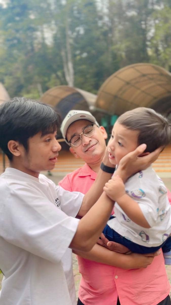 Potret Ruben Onsu bersama Thayaka dalam unggahan yang dibagikan melalui akun Instagram @ruben_onsu.