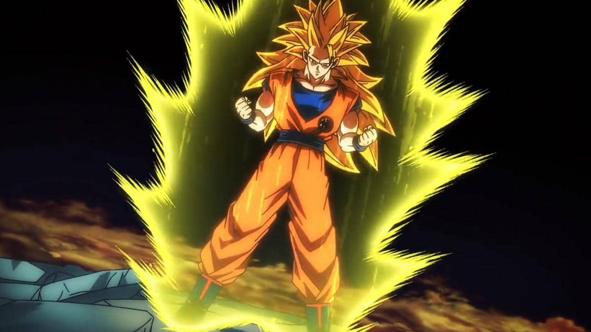 Super Saiyan 3 dari Dragon Ball Super: Beerus dalam dokumentasi resmi Toei terkait transformasi karakter.