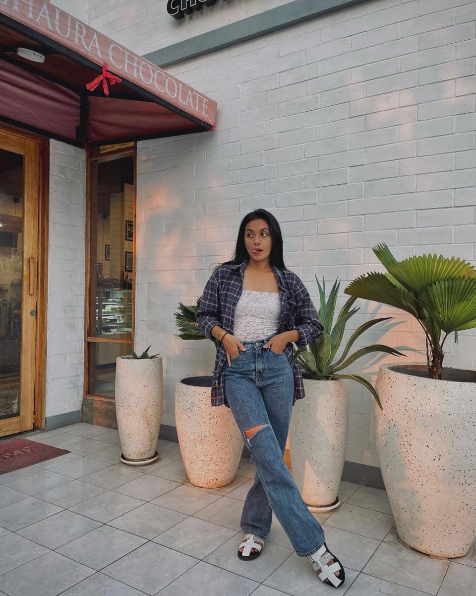 inspirasi OOTD ala Irma Rihi