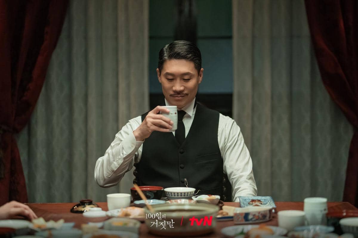 Potongan adegan drama Korea 100 Days of Deception produksi tvN yang memperlihatkan para pemain dalam salah satu adegan.