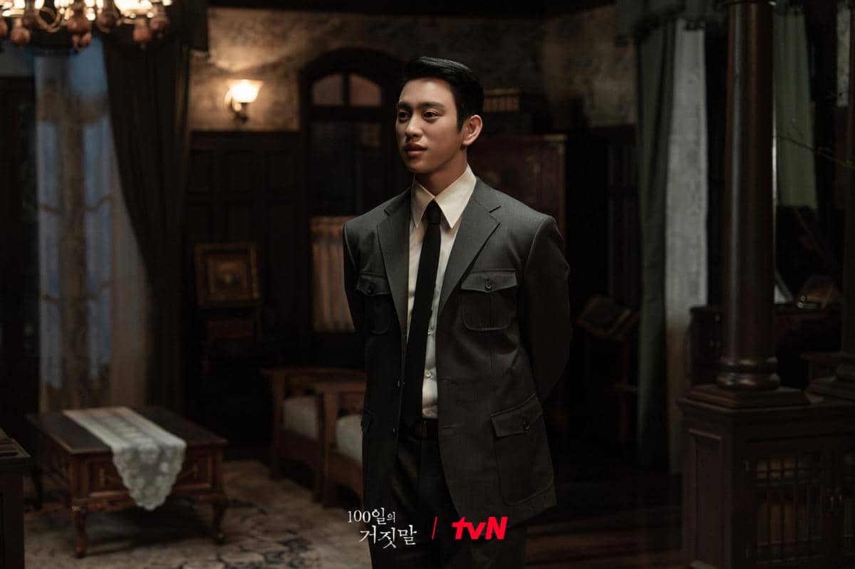 Cuplikan drama Korea 100 Days of Deception produksi tvN menampilkan salah satu adegan dalam serial tersebut.