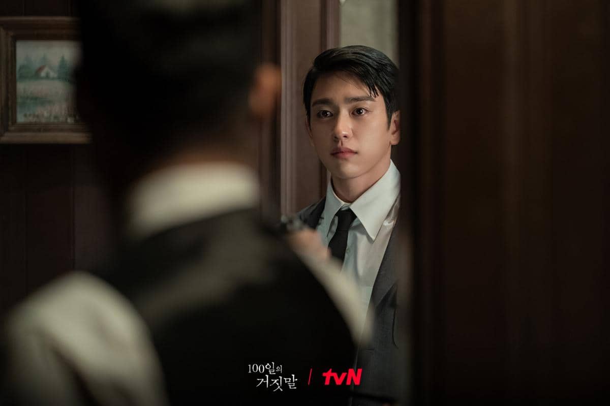 Cuplikan drama Korea 100 Days of Deception produksi tvN dalam materi promosi serial yang telah dirilis.