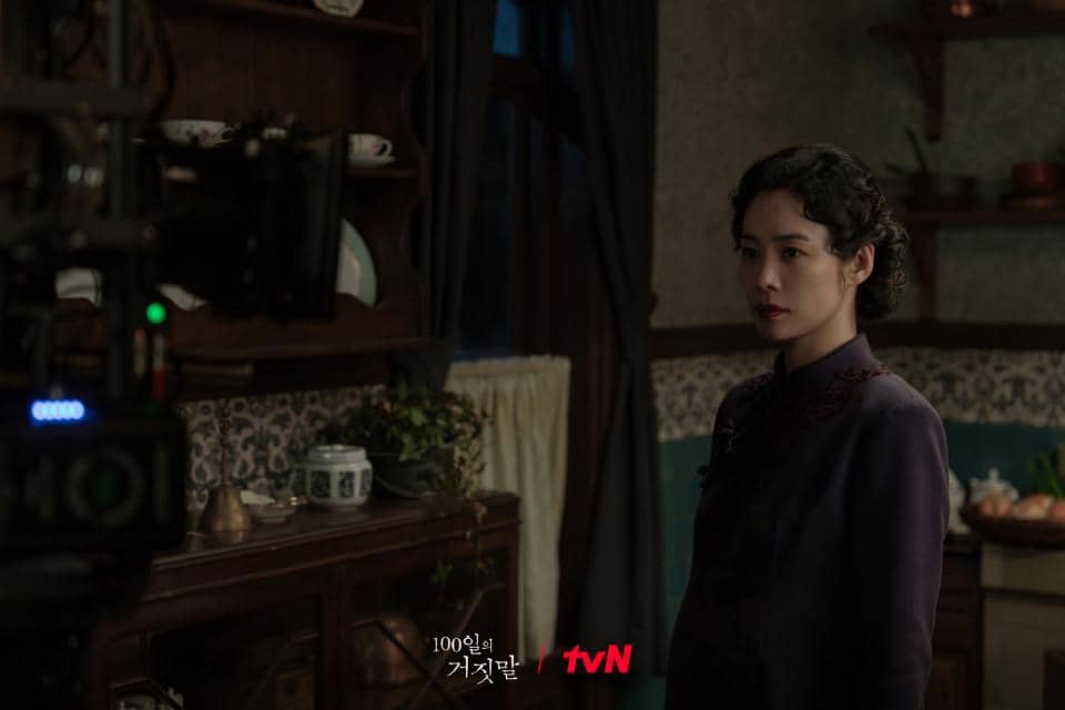 Potongan adegan dari serial Korea 100 Days of Deception produksi tvN dalam materi promosi drama tersebut.