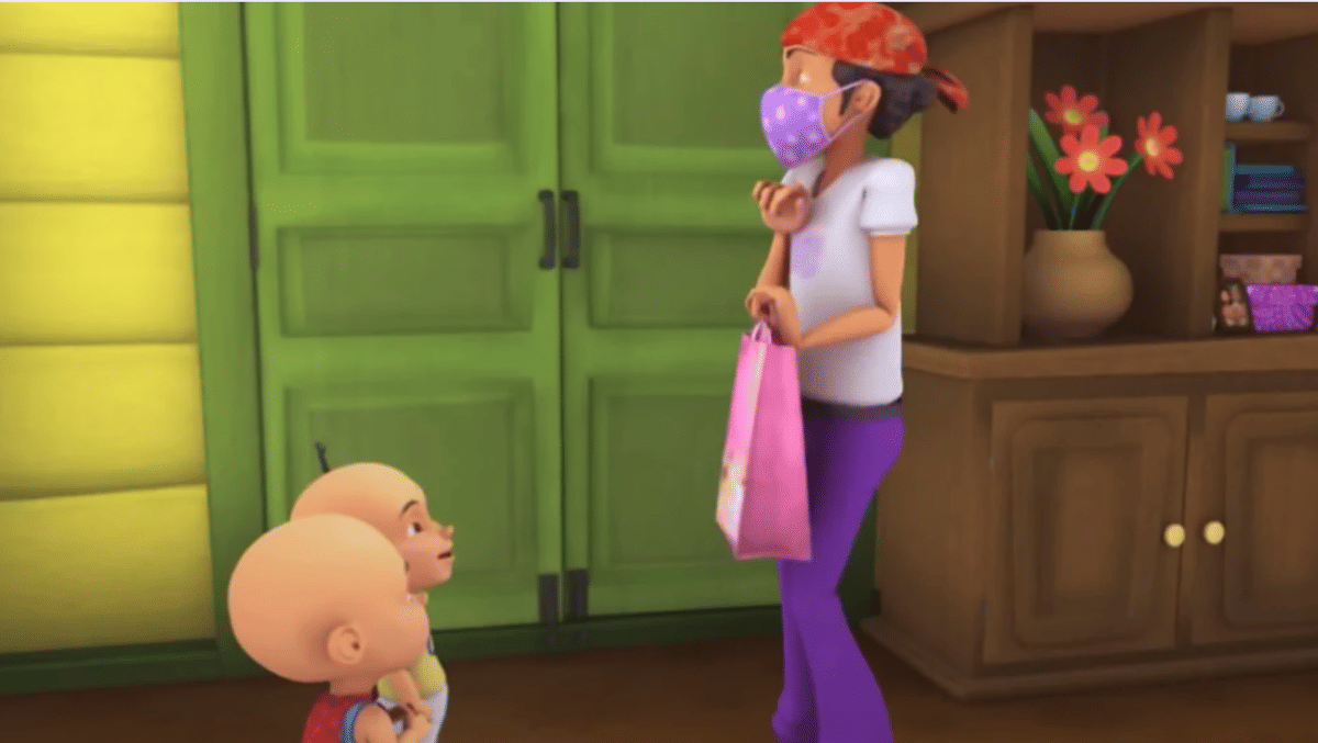 Upin dan Ipin episode Bahaya Jerebu