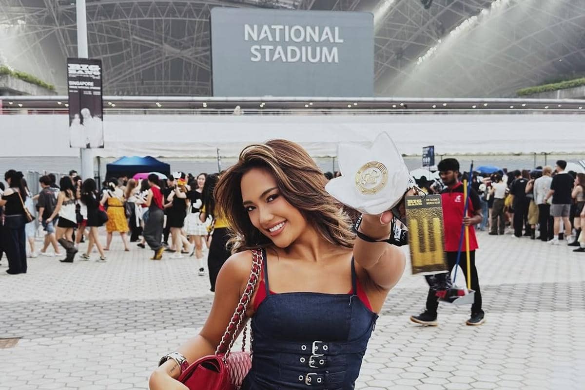 7 Potret Marion Jola Nonton Konser BIGBANG di Singapura, Nangis Haru