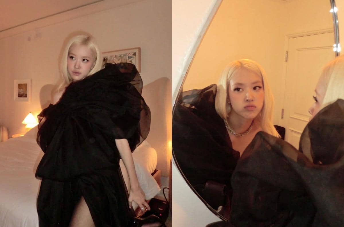 Gaya Rosé BLACKPINK dengan Gaun Hitam, Debut Academy Museum Gala 2026