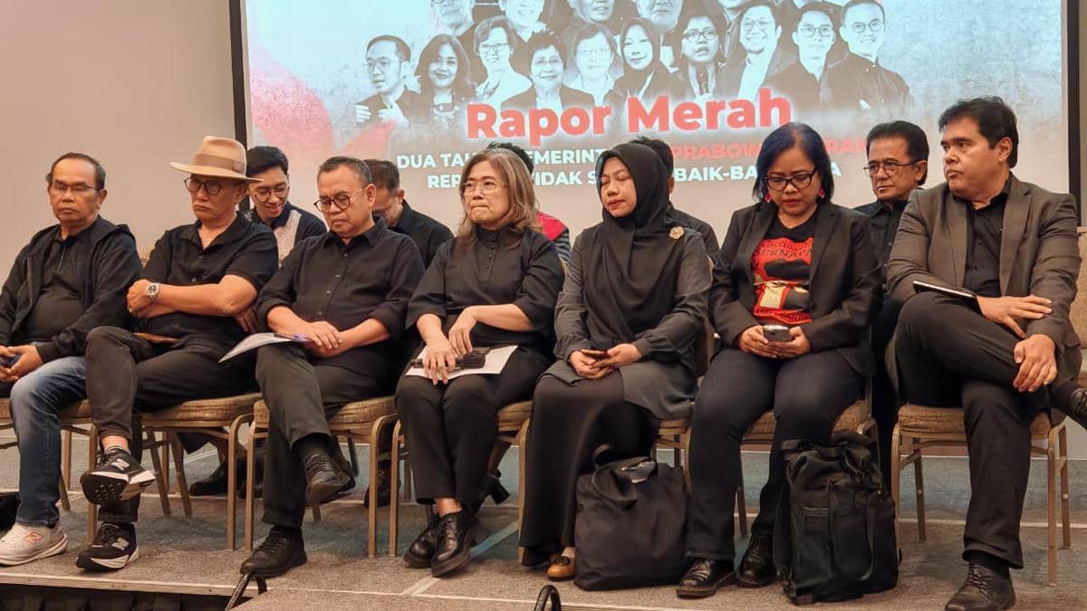 Rapor Merah Dua Tahun Pemerintahan Prabowo-Gibran dari Konferensi Republik (IDN Times/Ilman Nafi'an)