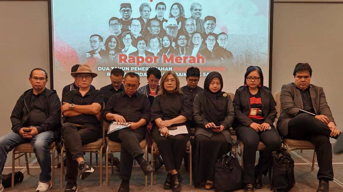 Rapor Merah Dua Tahun Pemerintahan Prabowo-Gibran dari Konferensi Republik (IDN Times/Ilman Nafi'an)
