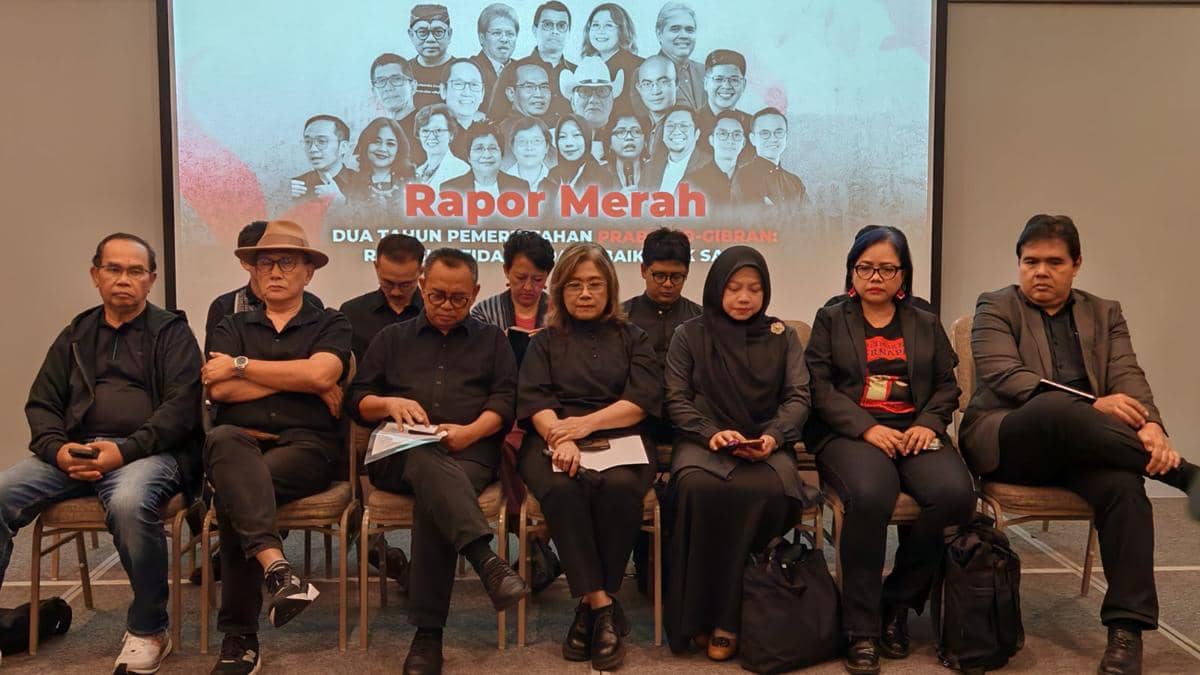 Rapor Merah Dua Tahun Pemerintahan Prabowo-Gibran dari Konferensi Republik (IDN Times/Ilman Nafi'an)
