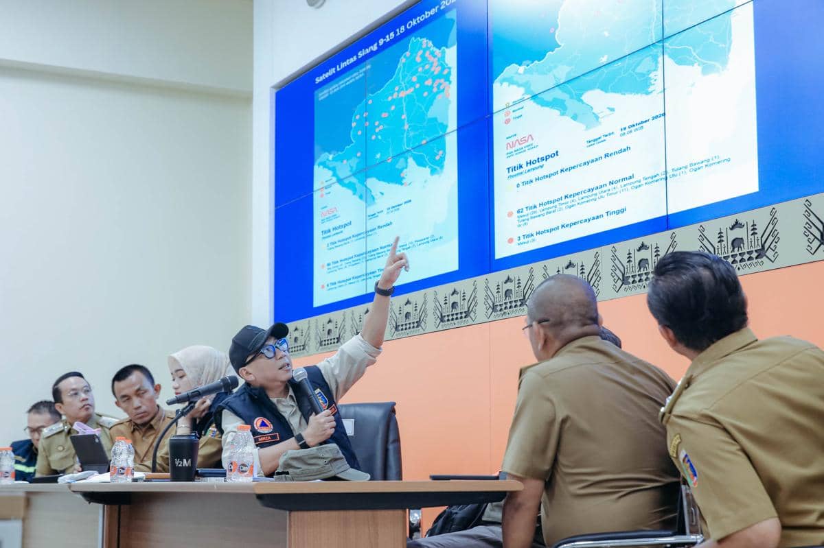 OMC Dihentikan, 30 Hektare Area Way Kambas Masih Terindikasi Terbakar