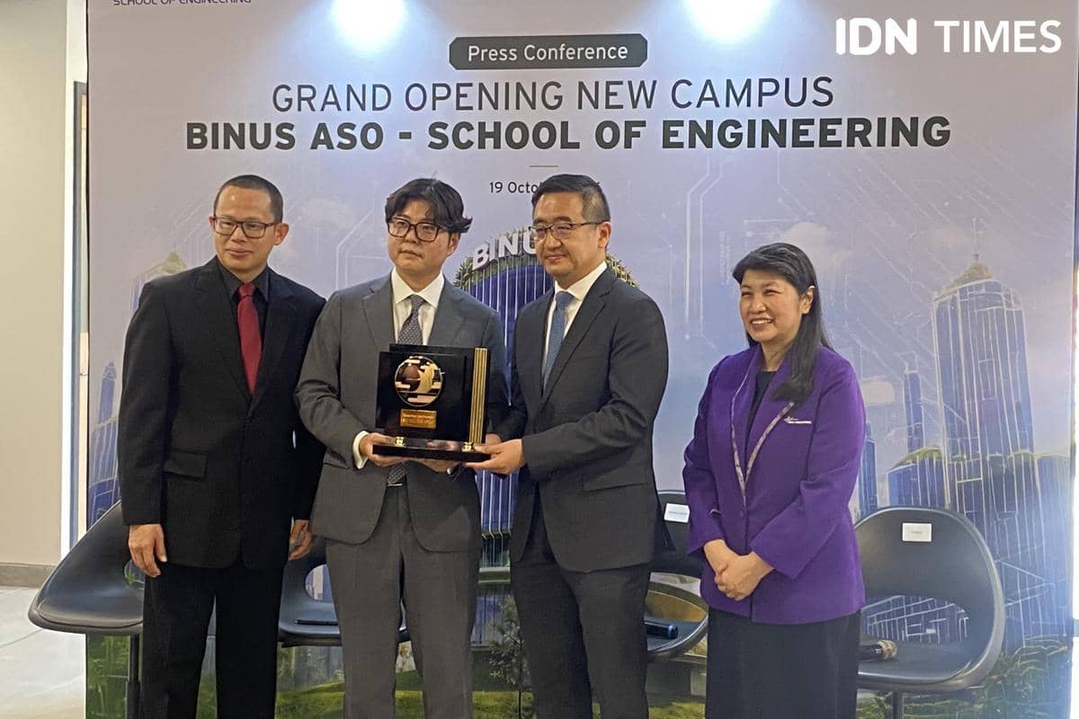 Perwakilan BINUS ASO School of Engineering dan ASO College Group dalam agenda kemitraan pendidikan.